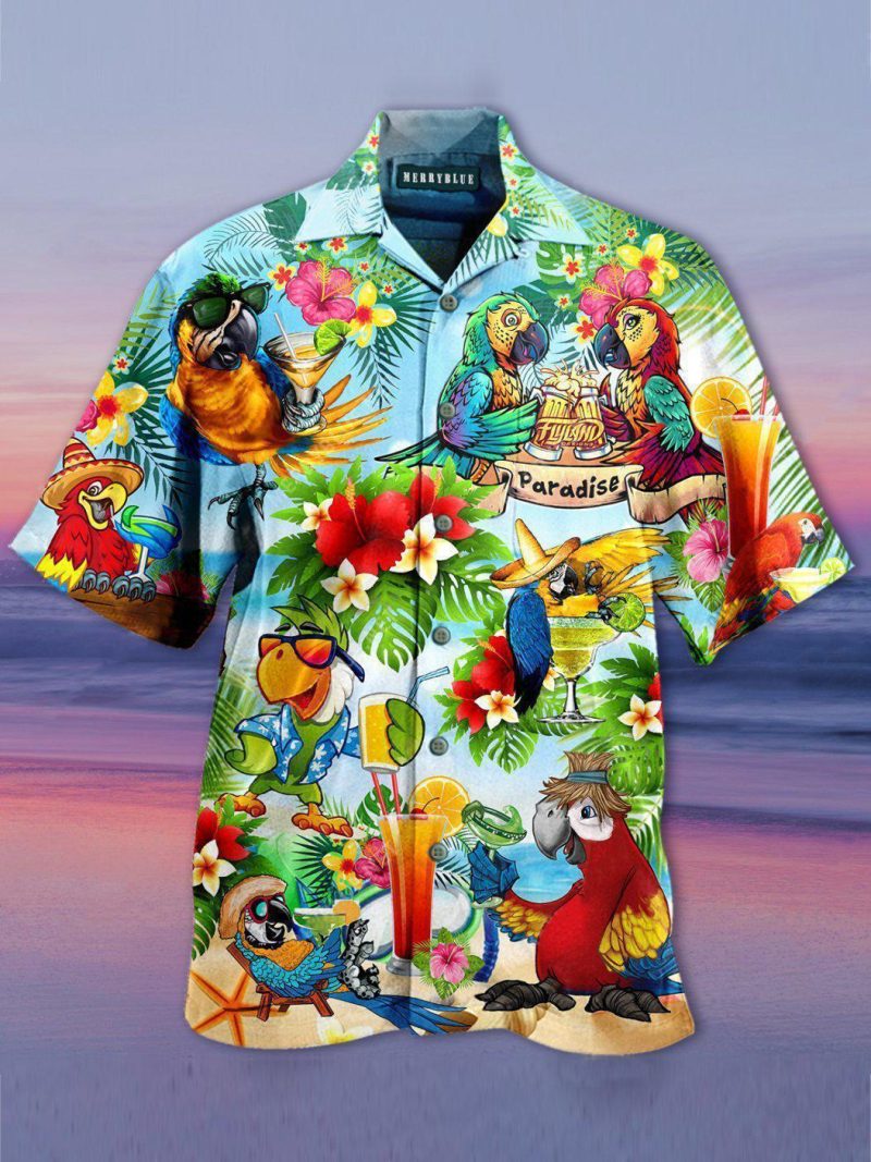 Parrot Love Life Limited 3 Best Fathers Day Gifts Hawaiian Shirt Men 2 48866302