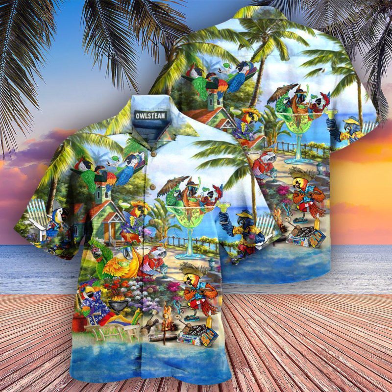 Parrot Party Tropical Summer Edition Best Fathers Day Gifts Hawaiian Shirt Men 2 35737758