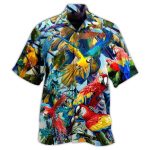 Parrot Really Likes Papaya Edition Best Fathers Day Gifts Hawaiian Shirt Men 1 13131706