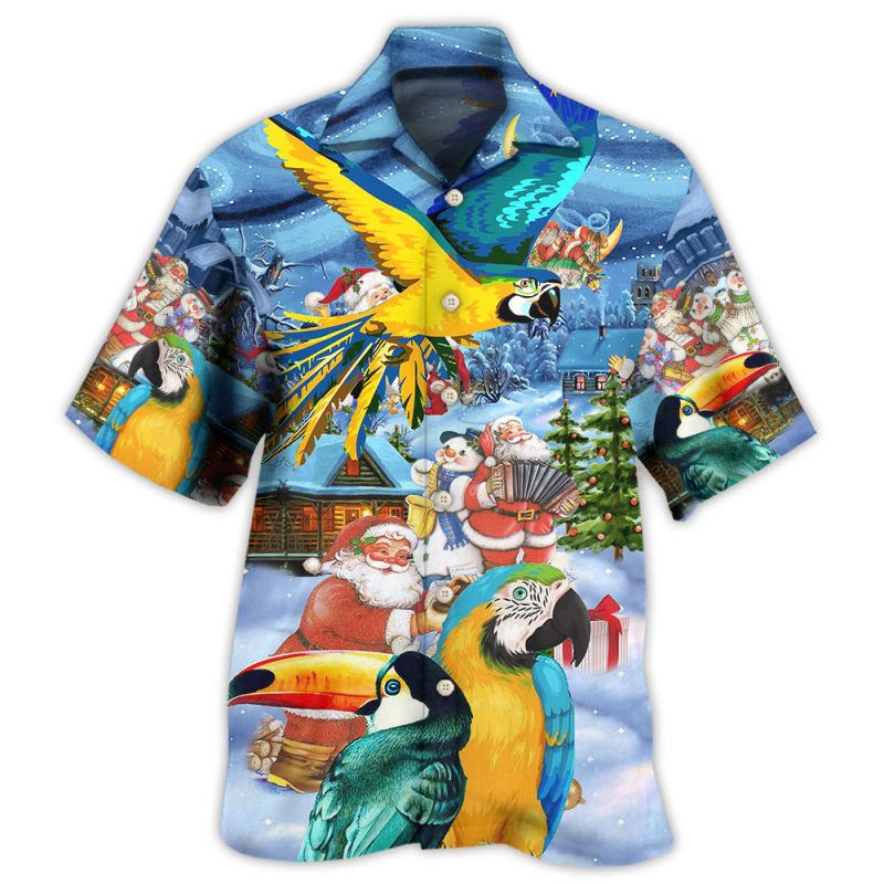 Parrots High By The Beach 1 Best Fathers Day Gifts Hawaiian Shirt Men 1 8595844
