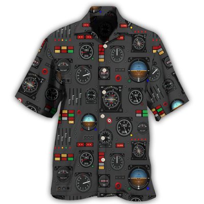 Pilot Watch Airplane Instrument Panel Best Fathers Day Gifts Hawaiian Shirt Men 1 29821079
