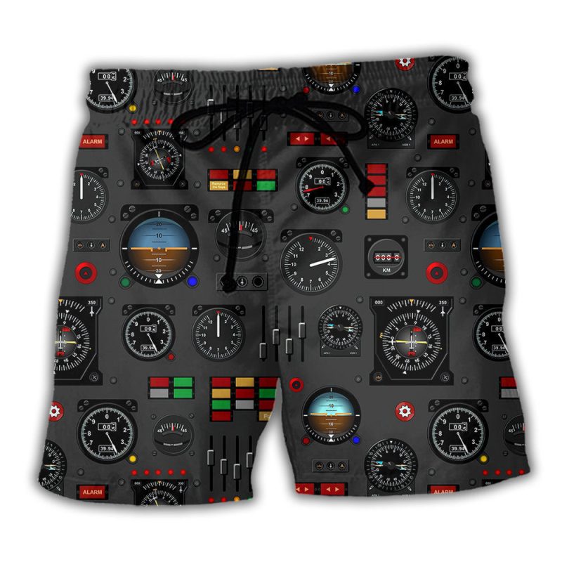 Pilot Watch Airplane Instrument Panel Best Fathers Day Gifts Hawaiian Shirt Men 2 48044759