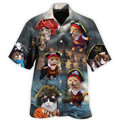 Pirate Cat Style Limited Edition Best Fathers Day Gifts Hawaiian Shirt Men