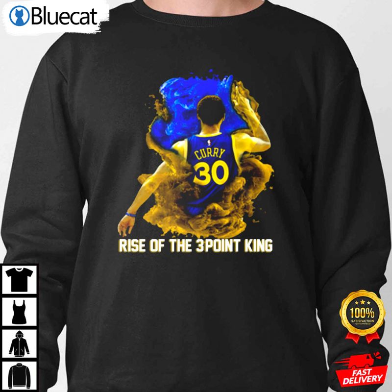 Rise Of The 3 Point King Stephen Curry T Shirt 2 25.95