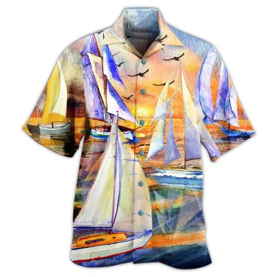 Sail Beach Sunset Limited Edition Best Fathers Day Gifts Hawaiian Shirt Men