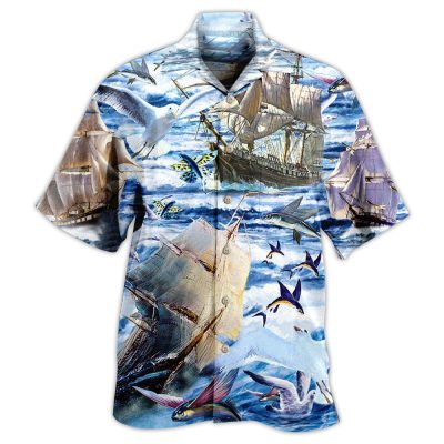 Sailing Far Flying High Edition Best Fathers Day Gifts Hawaiian Shirt Men 1 49392515