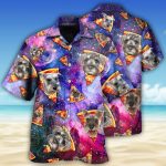 Schnauzer Dog Lover Galaxy Pizza Best Fathers Day Gifts Hawaiian Shirt Men 1 76245351