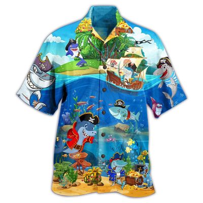 Sharks Amazing Pirate Sharks Limited Best Fathers Day Gifts Hawaiian Shirt Men 1 89761949