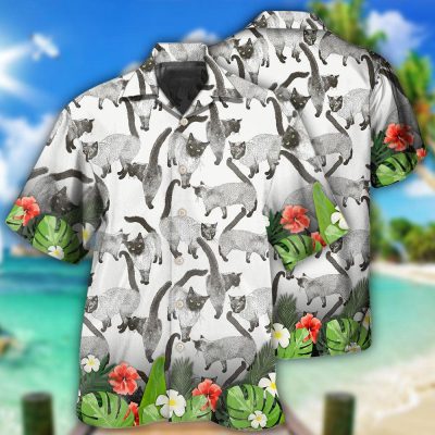Siamese Cat Lover Tropical Style Best Fathers Day Gifts Hawaiian Shirt Men 1 38933076