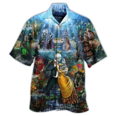 Skull Couple Dancing Limited Edition Best Fathers Day Gifts Hawaiian Shirt Men 1 17942412