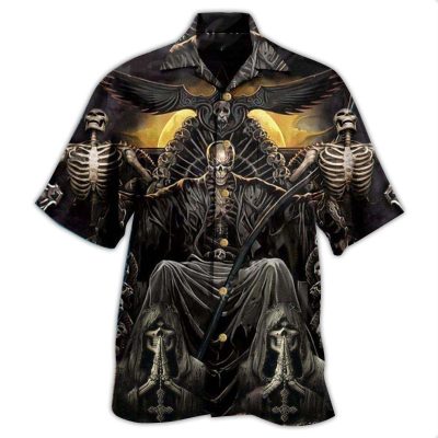 Skull Grim Reaper Dark Edition Best Fathers Day Gifts Hawaiian Shirt Men 1 72341634