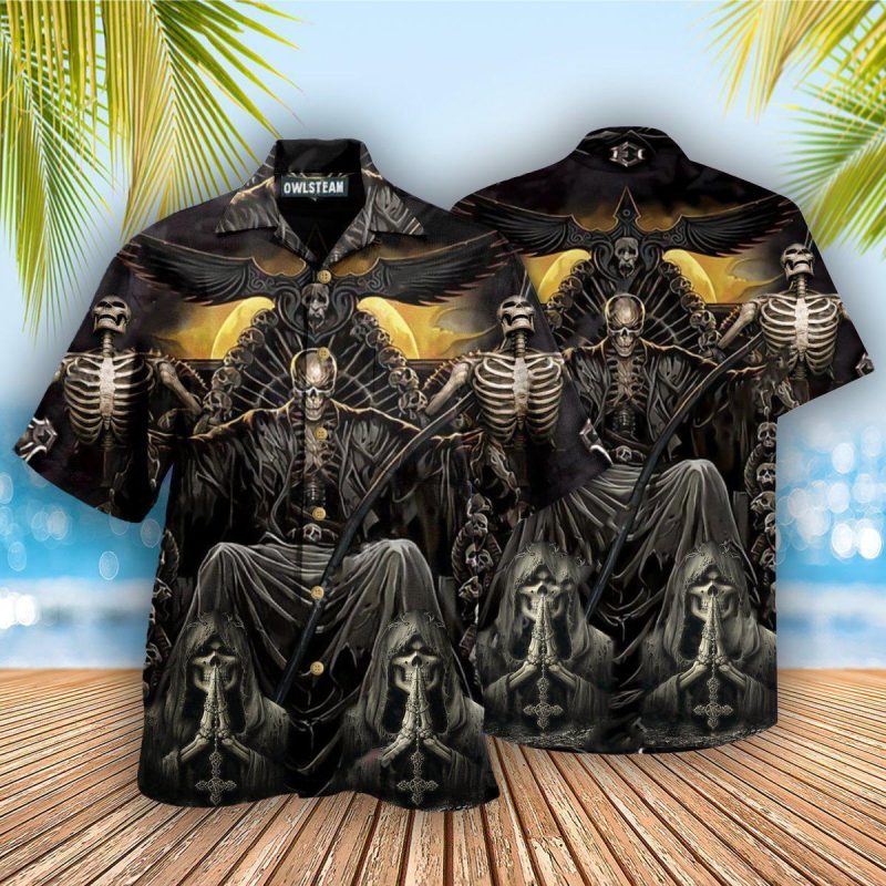 Skull Grim Reaper Dark Edition Best Fathers Day Gifts Hawaiian Shirt Men 2 52329971