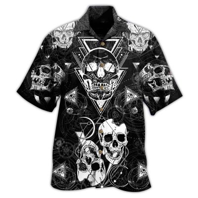 Skull Love Black Limited Edition Best Fathers Day Gifts Hawaiian Shirt Men