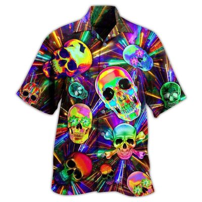Skull Love Life Limited 3 Best Fathers Day Gifts Hawaiian Shirt Men