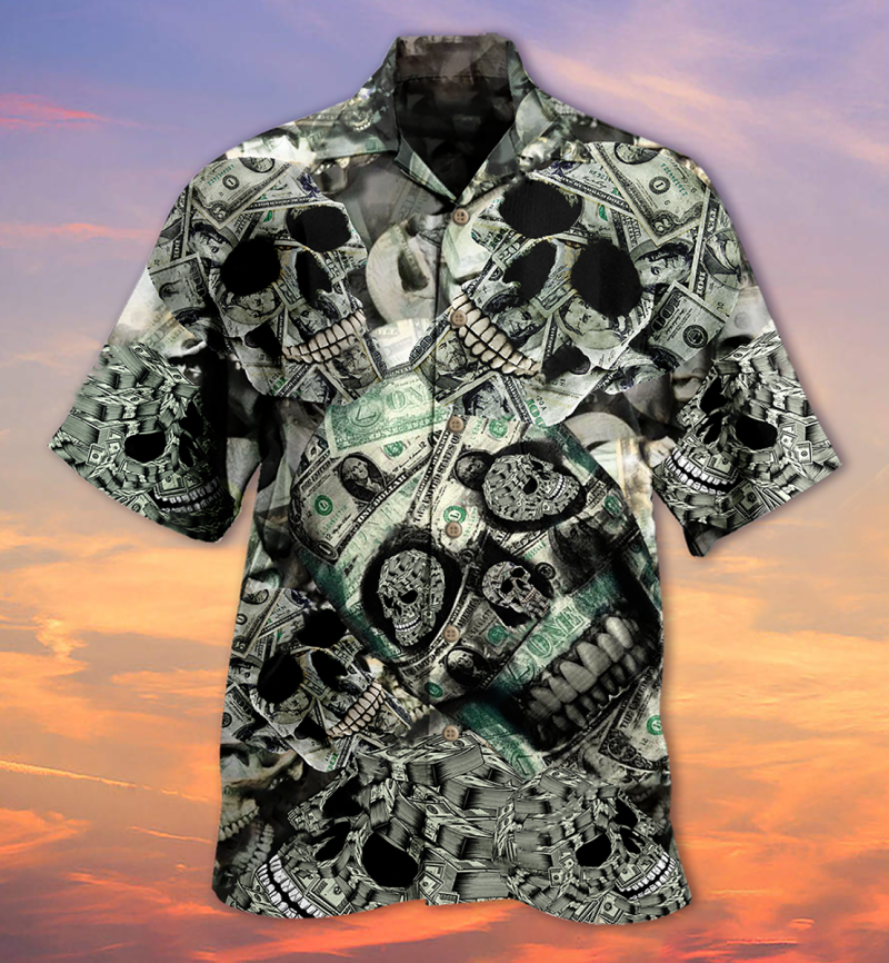 Skull Love Money Limited Edition Best Fathers Day Gifts Hawaiian Shirt Men 2 20813333
