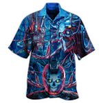 Skull Machine Style Limited Edition Best Fathers Day Gifts Hawaiian Shirt Men 1 35909748