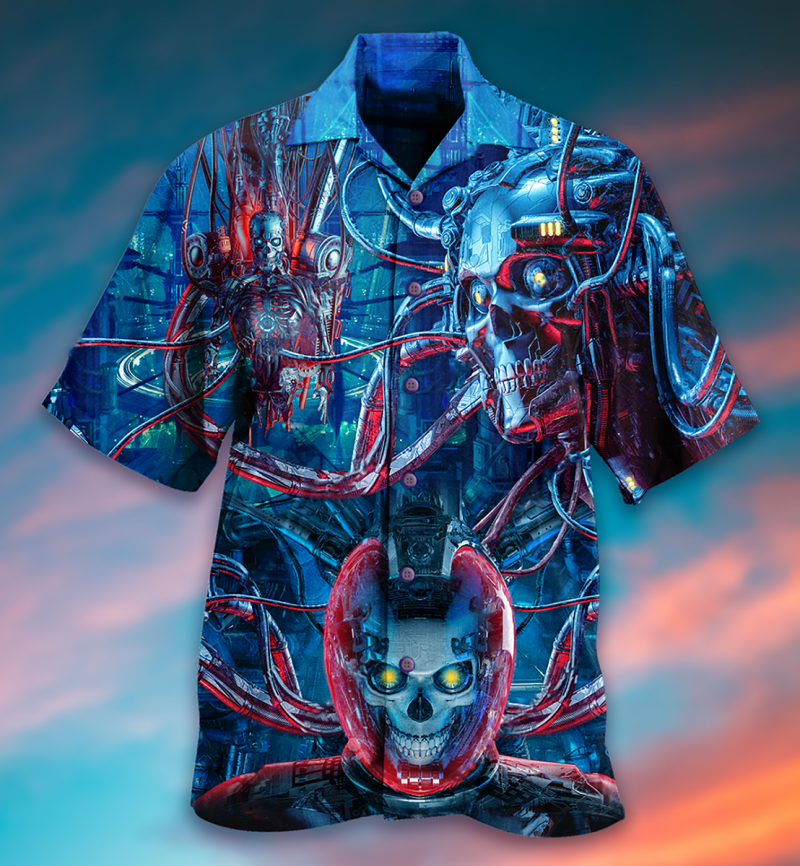 Skull Machine Style Limited Edition Best Fathers Day Gifts Hawaiian Shirt Men 2 34104782