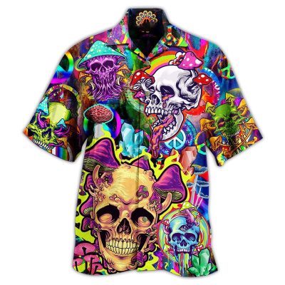 Skull Rainbow Smile Limited Edition Best Fathers Day Gifts Hawaiian Shirt Men 1 12020459