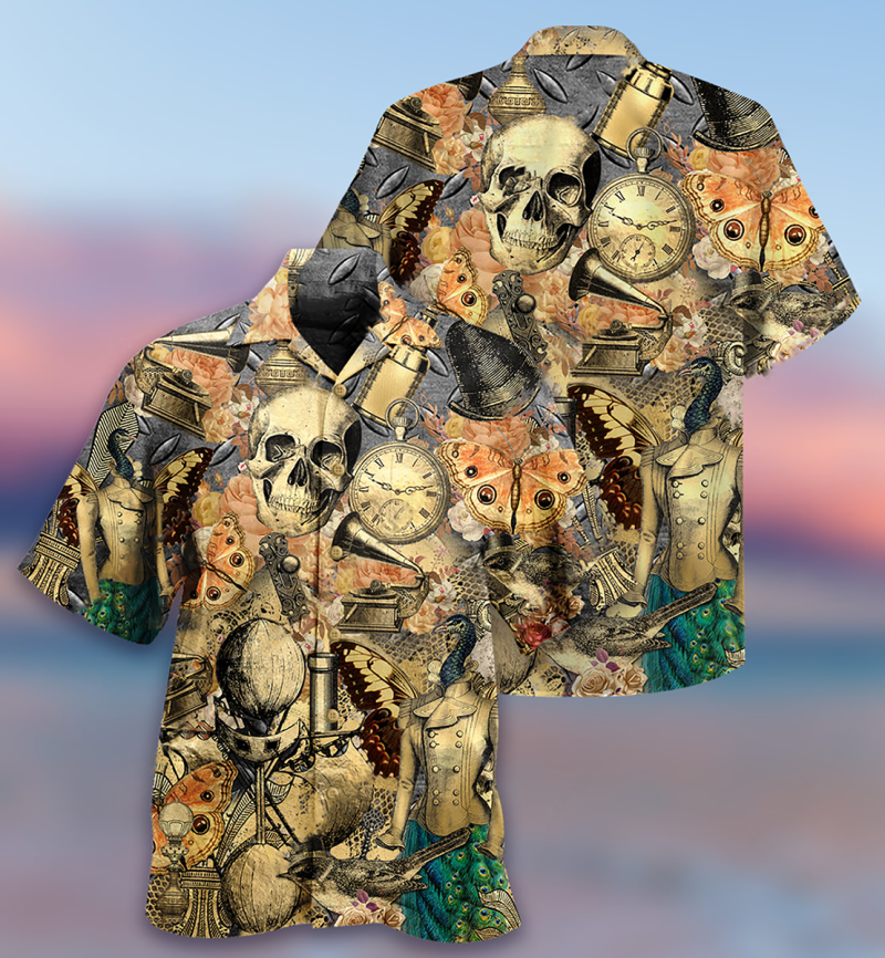 Skull Retro Style Limited Edition Best Fathers Day Gifts Hawaiian Shirt Men 3 14072052