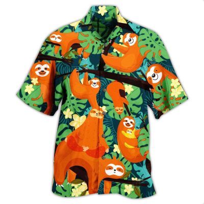Sloth Dont Worry Dont Hurry Edition Best Fathers Day Gifts Hawaiian Shirt Men 1 56783562