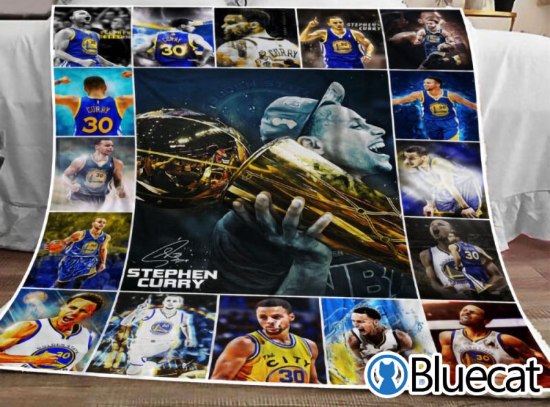 Stephen Curry Golden State Warrior Champions 2022 Blanket 2