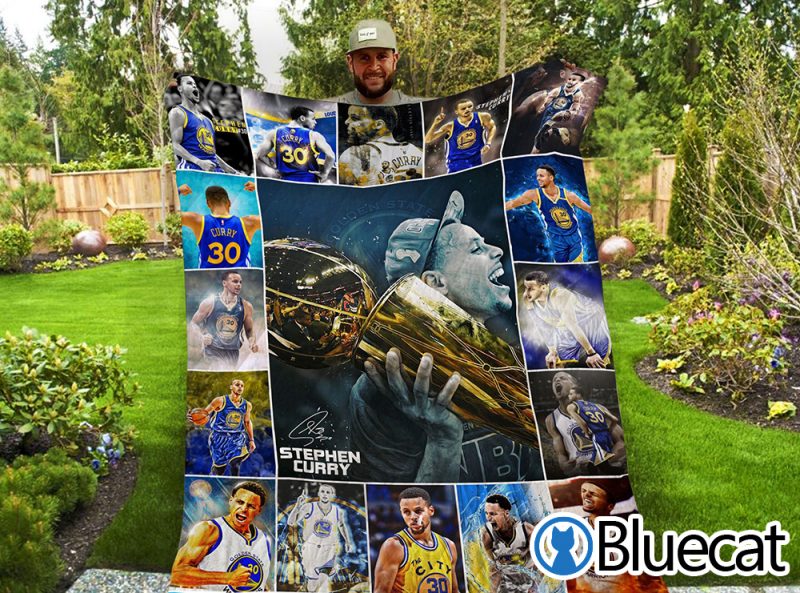 Stephen Curry Golden State Warrior Champions 2022 Blanket 3
