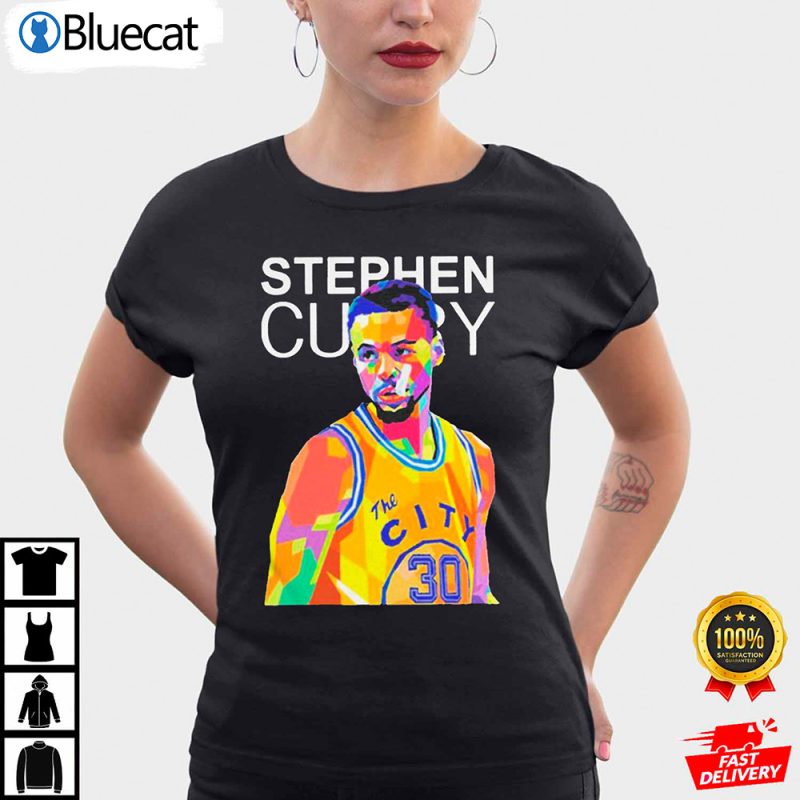 Stephen Curry Golden State Warriors Nasketball Digital Art Stephen Curry Shirt 1 25.95