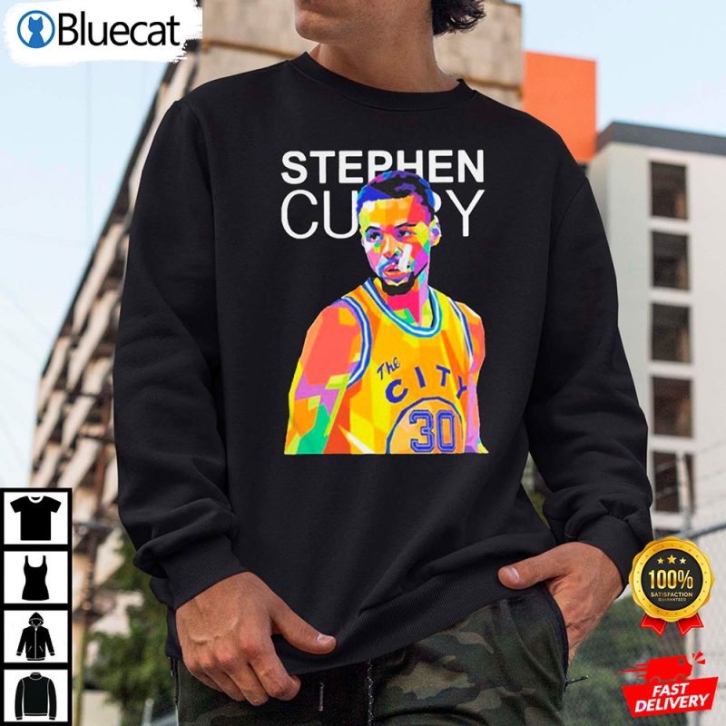 Stephen Curry Golden State Warriors Nasketball Digital Art Stephen Curry Shirt 2 25.95