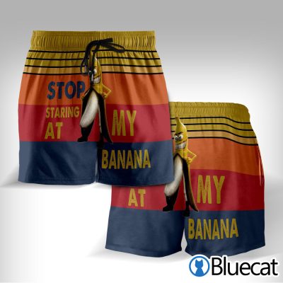 Stop Staring At My Banana Beach Shorts