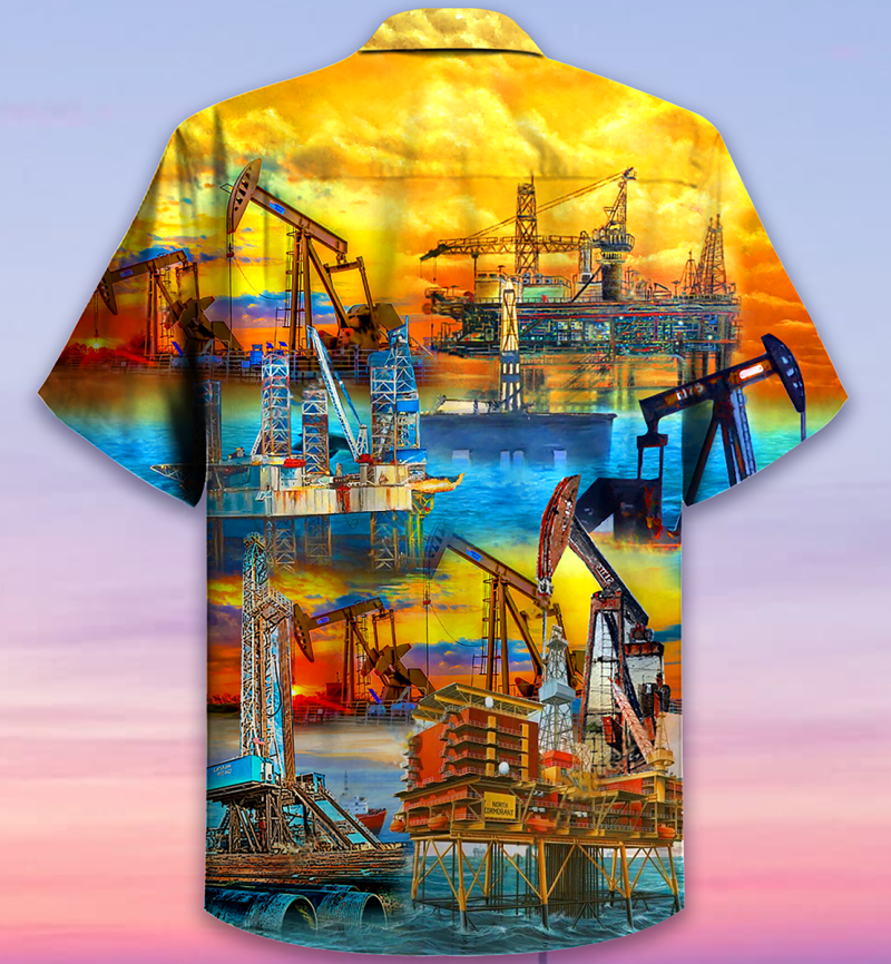 Sunset At The Oil Field Limited Best Fathers Day Gifts Hawaiian Shirt Men 3 27003015