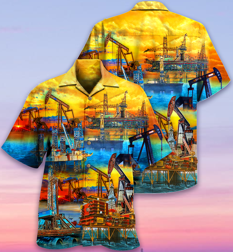 Sunset At The Oil Field Limited Best Fathers Day Gifts Hawaiian Shirt Men 4 67897779