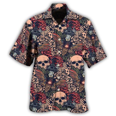 Tattoo Skull Amazing Christmas 01 Best Fathers Day Gifts Hawaiian Shirt Men