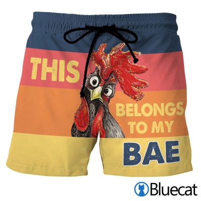 This Cock Belongs To My Bae Beach Shorts