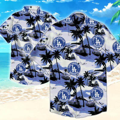 Tommy Bahama MLB Los Angeles Dodgers Hawaiian Shirt 1 83487630