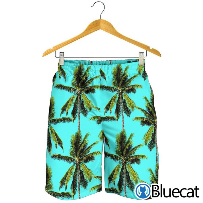 Tropical Palm Tree Pattern Print MenS Shorts