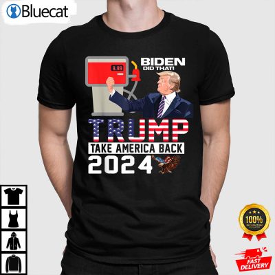 Trump 2024 Flag Anti Joe Biden Mean Tweets Gas Anti Biden Shirt