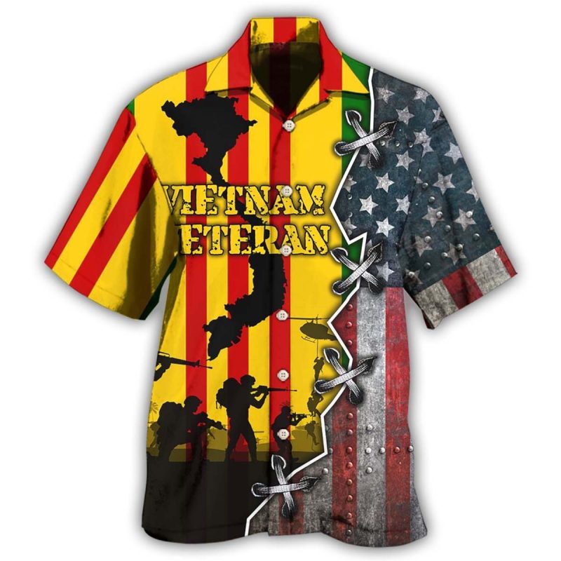 Vietnam Veteran I Love Freedom Best Fathers Day Gifts Hawaiian Shirt Men 1 6773370