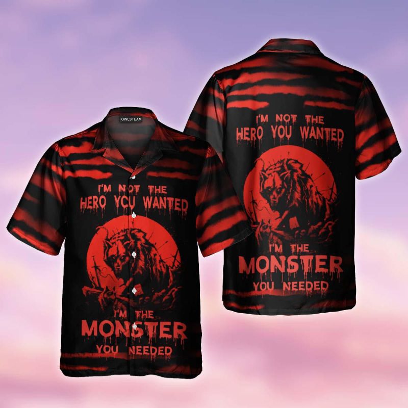 Viking Wolf Monster Style Limited Best Fathers Day Gifts Hawaiian Shirt Men 2 9939098