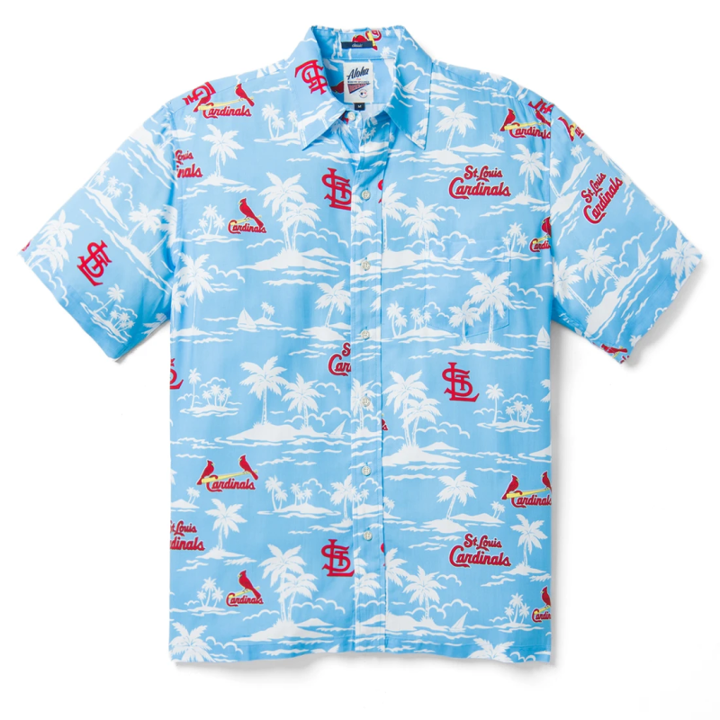 Vintage Mlb St. Louis Cardinals Baseball Hawaiian Shirt 1 72500665