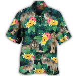 Wolf Tropical Summer Vibes Edition Best Fathers Day Gifts Hawaiian Shirt Men 1 40464764