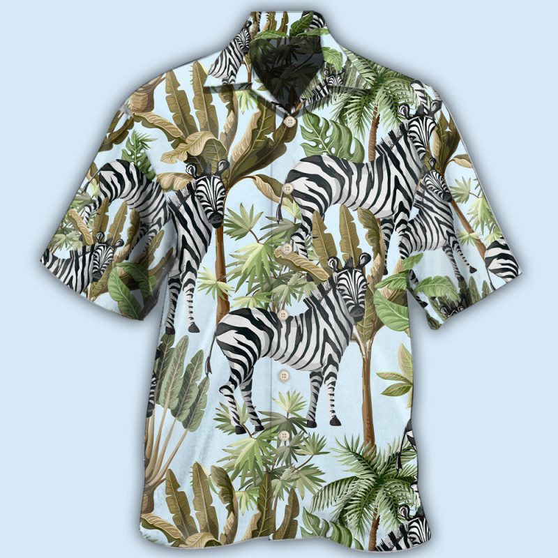 Zebra Lover Tropical Style 1 Best Fathers Day Gifts Hawaiian Shirt Men 2 5306699