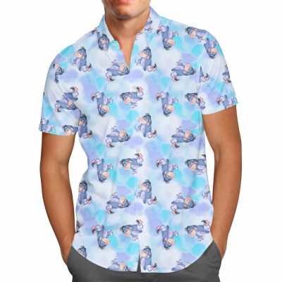 Watercolor Eeyore Hawaii Shirt