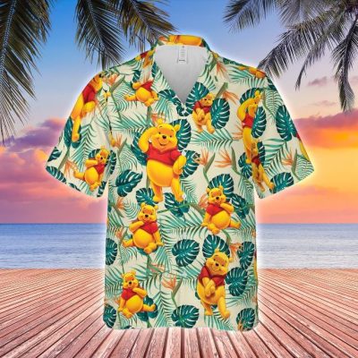 Winie the Pooh  Adult Hawaii Shirt
