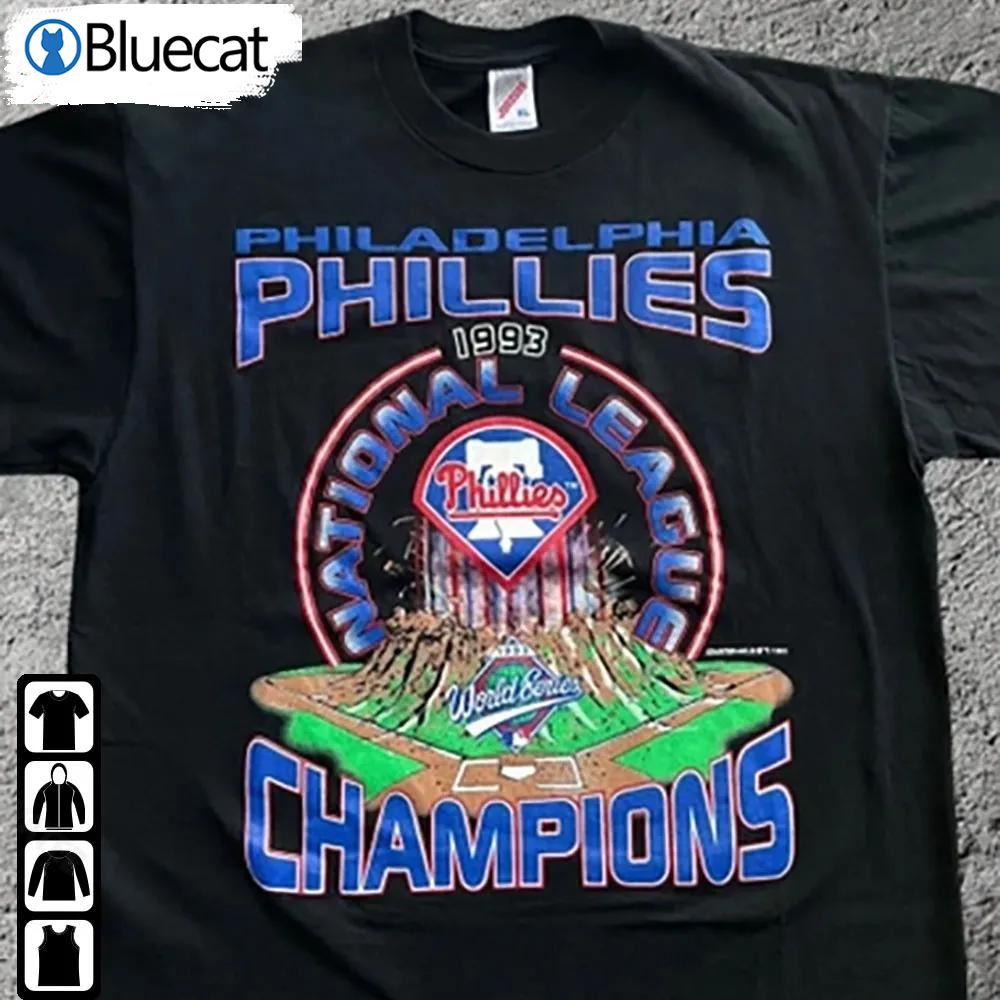 1993 Philadelphia Phillies Champions Starter Shirt Champions World Series