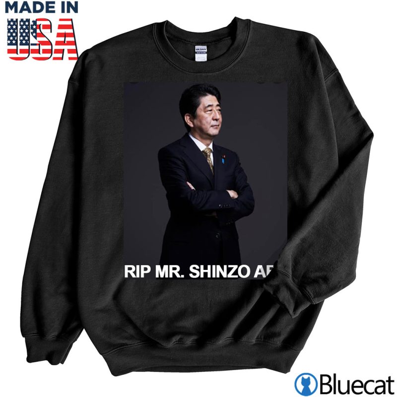 Black Sweatshirt RIP Prime Minister of Japan Shinzo Abe T shirt