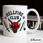 Hellfire club mugs eddie munson hellfire mug
