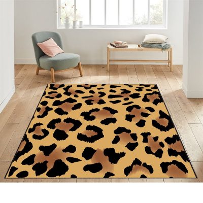 Leopard Cool Leopard Rug Leopard Print Rug Leopard Print Pattern Animal Rug Leopard Print Lover Gifts For The Home Floor Animal Rug