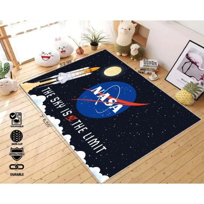 Nasa Rug Nasa Kids Rug Boy Room Decor Space Travel Rug Space Rug Baby Room Rug Space Themed Rug Gift For Kids Rug Nasa Fan Rug