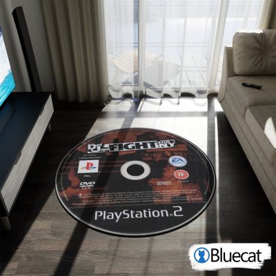 Playstation 2 DefJam Fight for NY Rug Round Mat