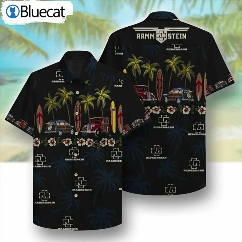Rammstein Hawaiian Shirt Rock Band Fan Gift